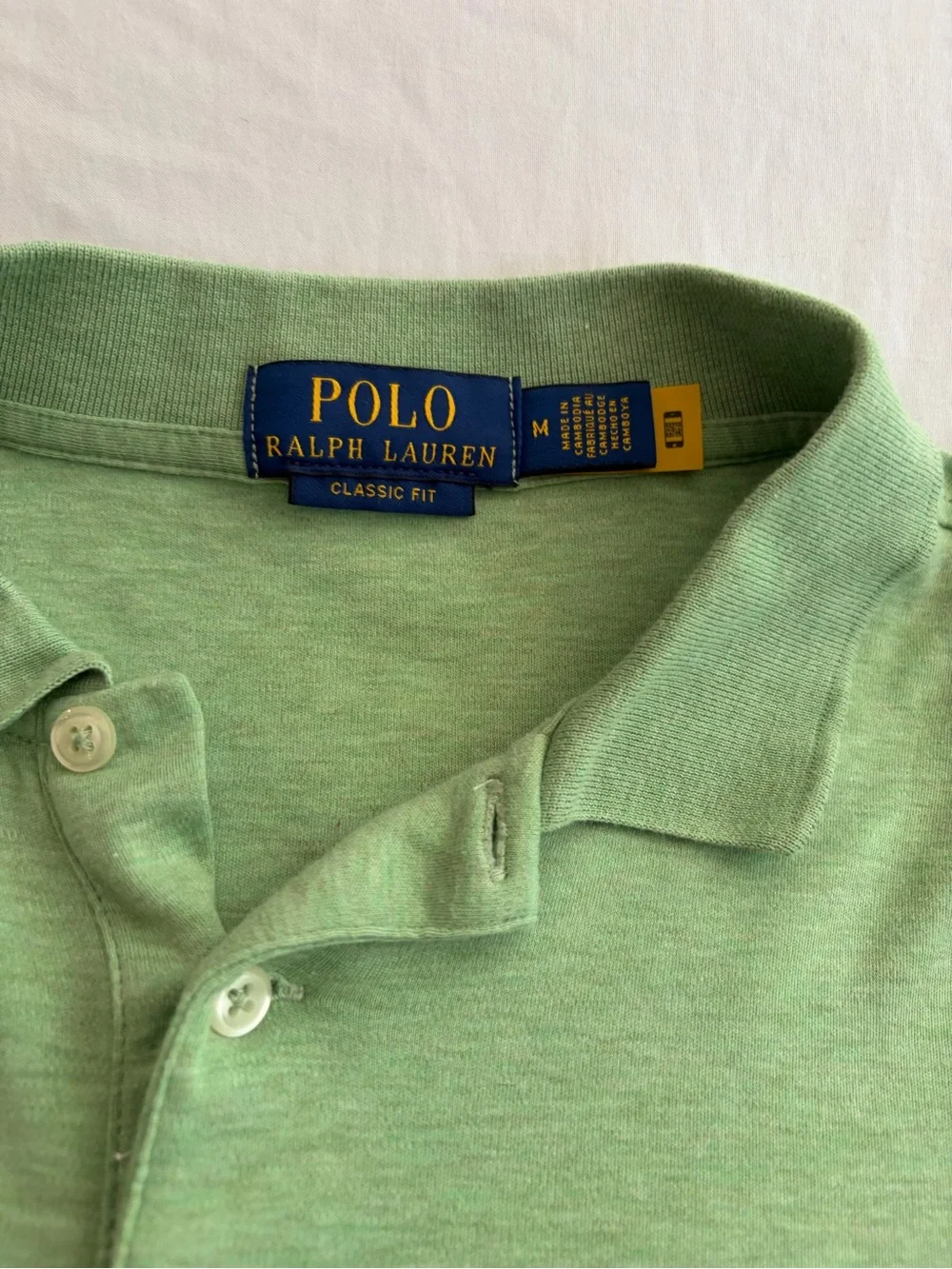 Ralph Lauren Boys Light Green Polo with Embroidered Pony